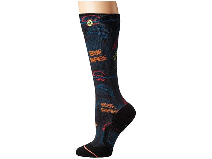 Stance Bye Babe (black) Women's Crew Cut Socks Shoes