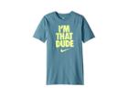 Nike Kids Nsw That Dude T-shirt (big Kids) (celestial Teal/volt) Boy's T Shirt