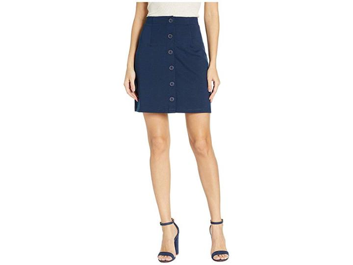 Juicy Couture Lightweight Ponte Skirt (regal) Women's Skirt