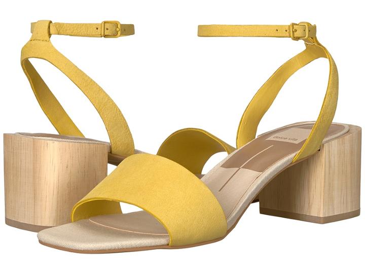 Dolce Vita Zarita (yellow Nubuck) Women's  Shoes