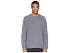The Kooples Distressed Pullover (vintage Grey) Men's Long Sleeve Pullover