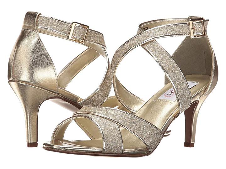 Touch Ups Amber By Dyeables (gold Glitter) Women's Shoes