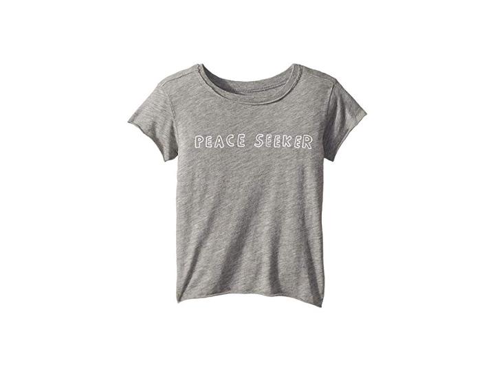 Spiritual Gangster Kids Peace Seeker T-shirt (toddler/little Kids/big Kids) (heather Grey) Girl's T Shirt