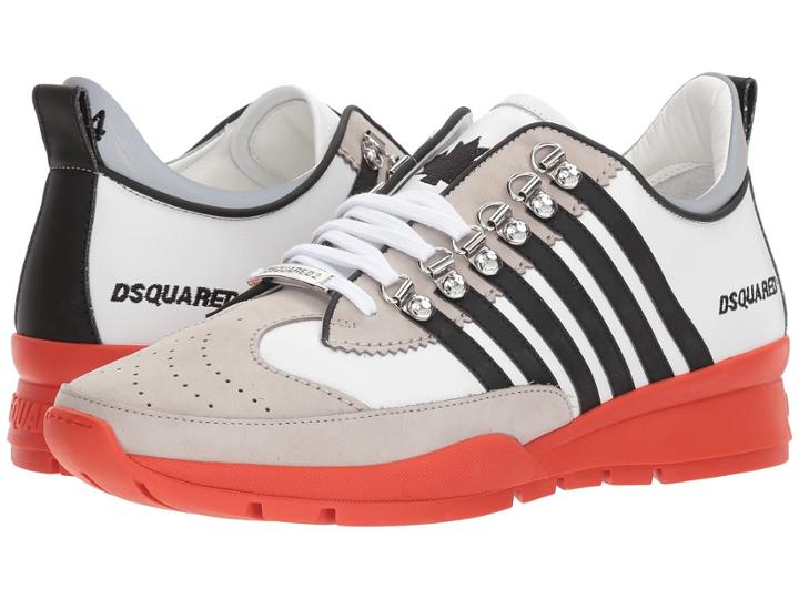 Dsquared2 Runner Sneaker (white/black) Men's Shoes