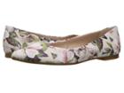 Bcbgeneration Millie (chalk Watercolor Flower/smooth Nappa) Women's Flat Shoes