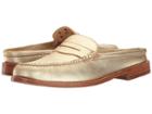 G.h. Bass & Co. Wynn Weejuns (gold Metallic Leather) Women's Shoes