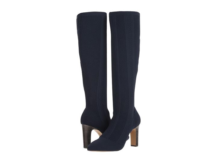 Charles By Charles David Davis (deep Navy Herringbone Stretch) Women's Boots
