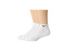 Nike Dri-fit Cushion Low Cut 3 Pack (white/flint Grey) Low Cut Socks Shoes