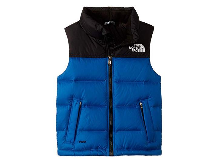 The North Face Kids Nuptse Down Vest (little Kids/big Kids) (turkish Sea) Boy's Vest