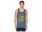 Rip Curl Tropics Mock Twist Tank Top (navy) Men's Clothing