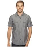 Ecoths Mathis Short Sleeve Shirt (phantom) Men's Short Sleeve Button Up