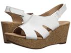 Clarks Annadel Bari (white Leather) Women's Shoes
