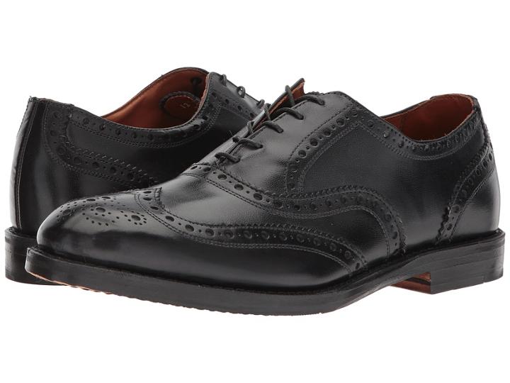 Allen Edmonds Whitney Wingtip (black Calf) Men's Lace Up Wing Tip Shoes