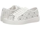 Michael Michael Kors Keaton Lace Up (optic White Vachetta Hazel Perf) Women's Lace Up Casual Shoes