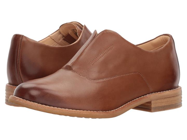 Clarks Edenvale Opal (dark Tan Leather) Women's Shoes