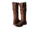 Frye Shirley Artisan Tall (dark Brown Washed Vintage) Cowboy Boots