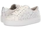 Michael Michael Kors Poppy Lace-up (optic White/silver) Women's Shoes