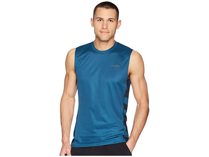 Adidas Outdoor Tracerocker Parley Top (night) Men's Sleeveless