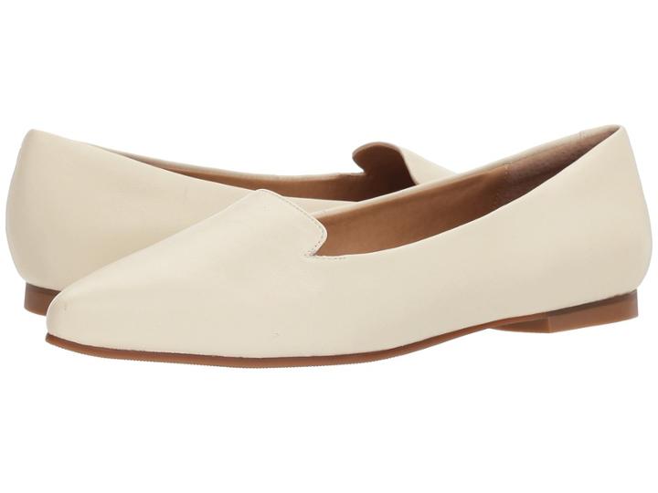 Trotters Harlowe (off-white Soft Leather) Women's Flat Shoes