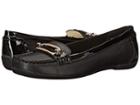 Anne Klein Noris (black/black Leather) Women's Flat Shoes