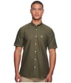 Fred Perry Classic Oxford Shirt (nettle) Men's Clothing