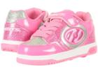 Heelys Plus X2 (little Kid/big Kid) (neon Pink/light Pink/silver) Girl's Shoes