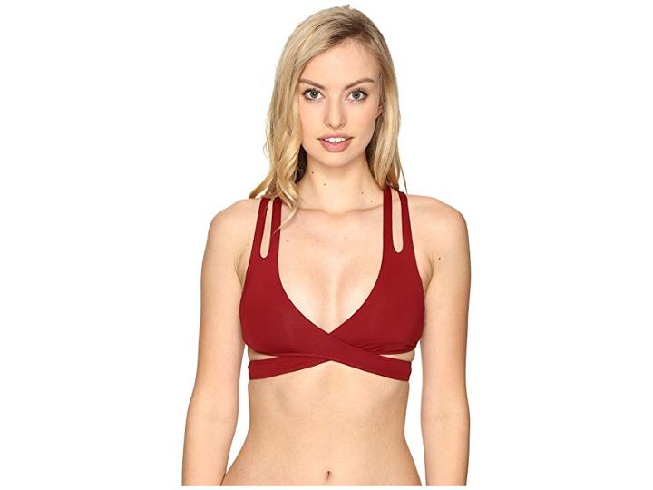 Becca By Rebecca Virtue Color Code Wrap Top (henna) Women's Swimwear