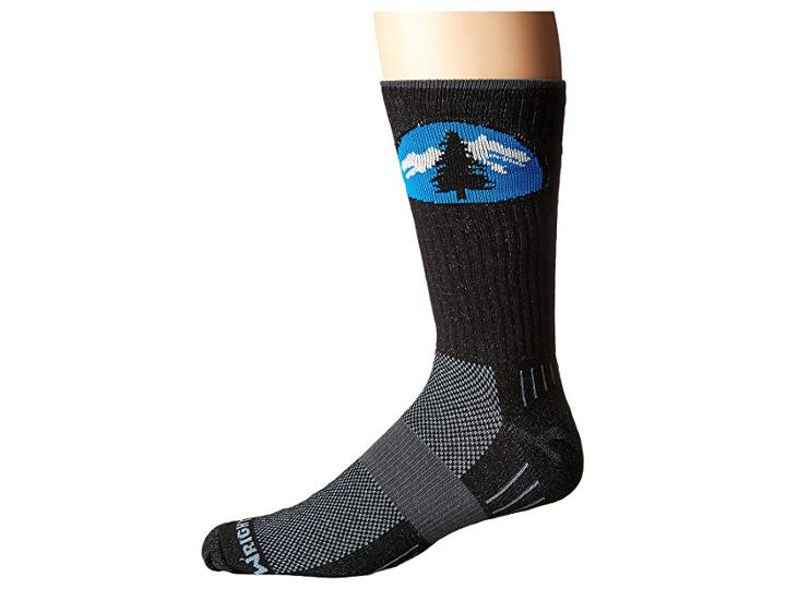 Wrightsock Dl Escape Crew (black W/ Pct Logo 1) No Show Socks Shoes