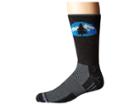 Wrightsock Dl Escape Crew (black W/ Pct Logo 1) No Show Socks Shoes
