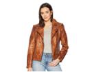 Scully Rabia Ladies Leather Jacket (tan) Women's Coat
