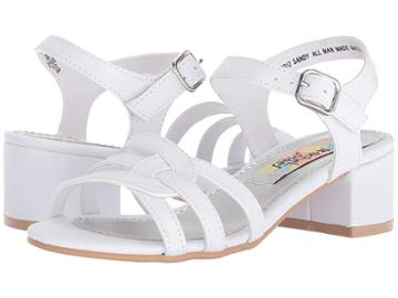Rachel Kids Sandy (little Kid/big Kid) (white) Girl's Shoes
