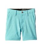 Volcom Kids Frickin Snt Static Shorts (toddler/little Kids) (aqua) Boy's Shorts