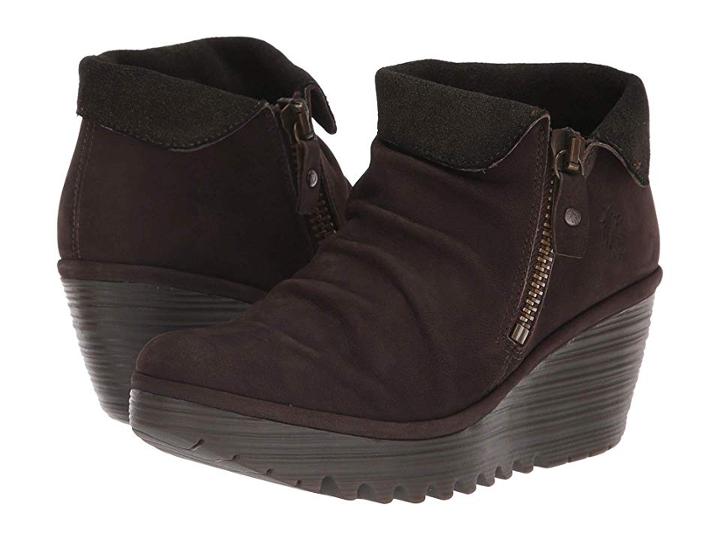 Fly London Yoxi755fly (chocolate/olive Cupido/griffon) Women's Boots