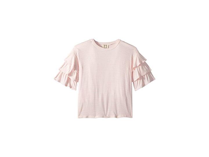People's Project La Kids Cha Cha Knit Top (big Kids) (pink) Girl's Clothing