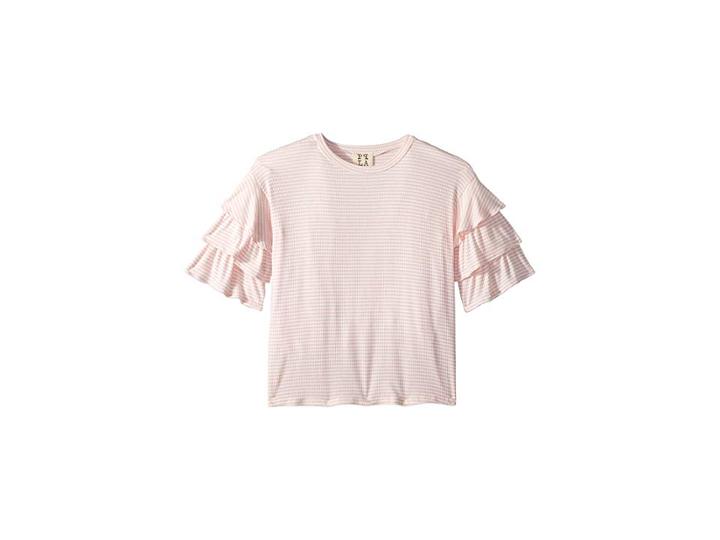 People's Project La Kids Cha Cha Knit Top (big Kids) (pink) Girl's Clothing