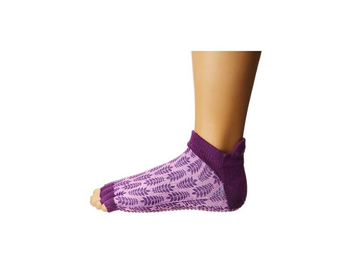 Toesox Low Rise Half Toe W/ Grip (ivy) Women's No Show Socks Shoes