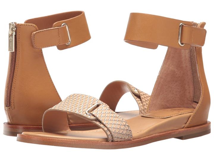 Isola Savina (gold/desert Sand Foil Snake Nubuck/m-vege) Women's Dress Sandals