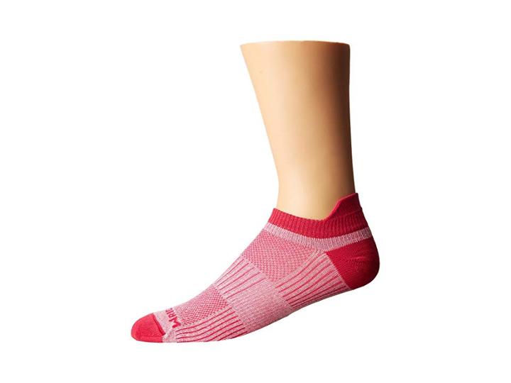 Wrightsock Coolmesh Ii Tab (beet Root) Low Cut Socks Shoes