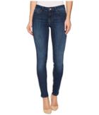 Mavi Jeans Adriana Mid-rise Super Skinny In Deep Indigo Tribeca (deep Indigo Tribeca) Women's Jeans