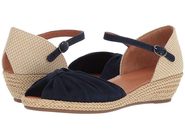 Gentle Souls By Kenneth Cole Lucille (navy Suede) Women's Shoes