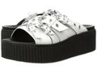 Mcq Dusk Eyelet Slide (bianco) Women's Slide Shoes