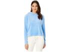 Juicy Couture Velour Hooded Pullover (celestial Sire) Women's Clothing