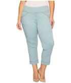 Jag Jeans Plus Size Plus Size Marion Crop In Bay Twill (nile) Women's Casual Pants