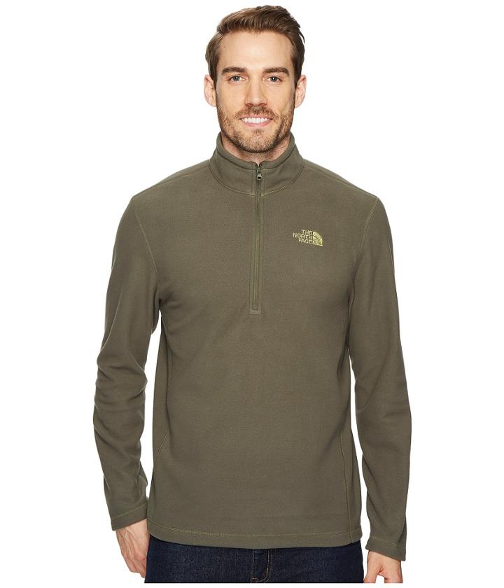 The North Face Tka 100 Glacier 1/4 Zip (grape Leaf) Men's Sweatshirt
