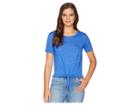 Alternative High-waisted Tie Tee (eco True Pacific Blue) Women's T Shirt