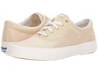 Keds Anchor Metallic Linen (natural/gold) Women's Lace Up Casual Shoes