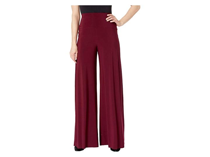 Kamalikulture By Norma Kamali Elephant Pants (plum) Women's Casual Pants