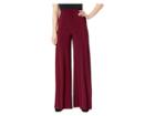 Kamalikulture By Norma Kamali Elephant Pants (plum) Women's Casual Pants