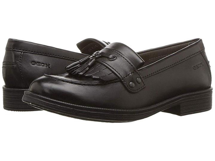 Geox Kids Agata 12 (little Kid) (black) Girl's Shoes
