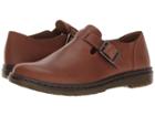 Dr. Martens Patricia Buckle Shoe (tan Polished Oily Illusion) Women's Shoes